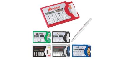 Calculator / Business Card Holder