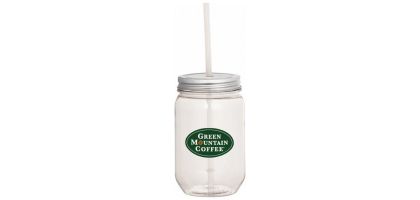 Mason Jar 650ml with Silver Tin Lid