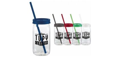 Liberty 600ml Square Mason Jar