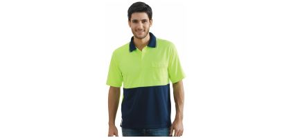 Unisex Adults Hi-Vis Safety Polo - Short Sleeve