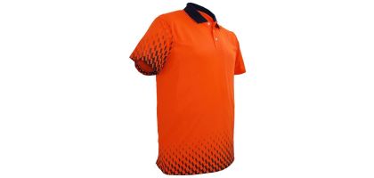 Unisex Adults Hi-Vis Gradient Polo