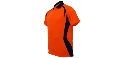 Unisex Adults Hi-Vis Panel Polo
