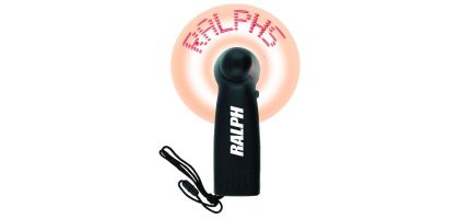 Light Up Name Mini Fan
