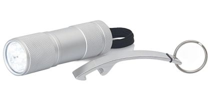 Keyring Set LED Torch Bottle Opener