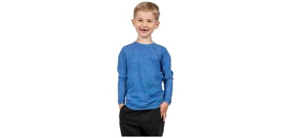 Kids Stone Wash Long Sleeve Tee