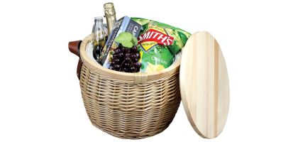 Portofino Trekk Wicker Cooler Basket