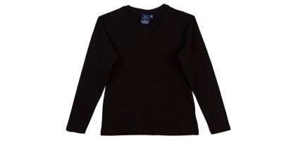 Ladies Stretch Long Sleeve Tee