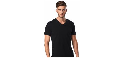 Mens V-neck Tee
