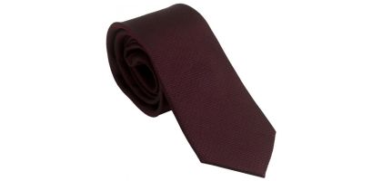 Silk Tie Uomo Burgundy