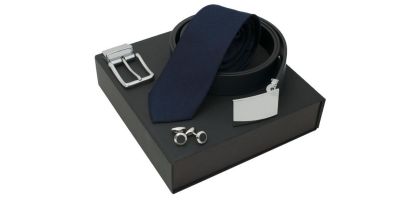 Set Ungaro (cufflinks, Belt & Silk Tie)