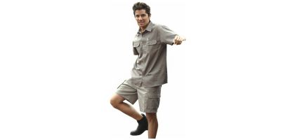 Unisex Adults Cotton Drill Cargo Shorts
