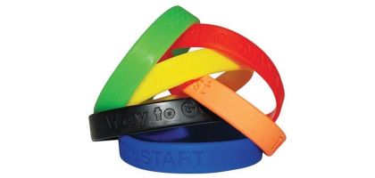 Debossed Silicone Wristbands
