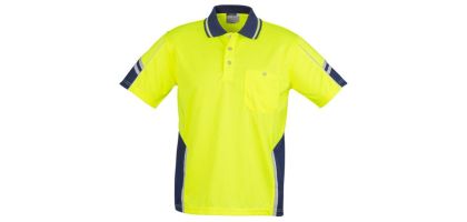 Mens Hi Vis Squad S/S Polo