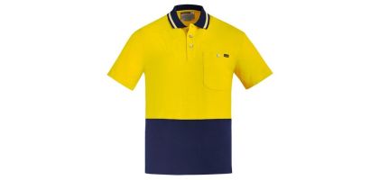 Mens Hi Vis Cotton S/S Polo