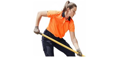 Womens Hi Vis Basic Short Sleeve Polo
