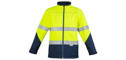 Unisex Hi Vis Soft Shell Jacket
