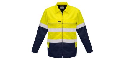 Mens Hi Vis Cotton Drill Jacket