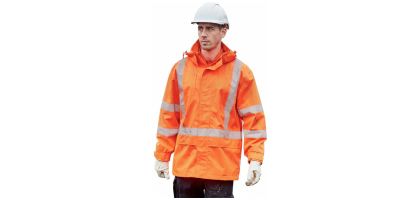 Mens Hi Vis X Back Ultralite Waterproof Jacket