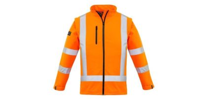 Womens Hi Vis NSW Rail X Back 2 In 1 Softshell Jacket
