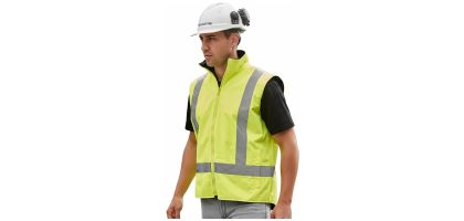 Unisex Hi Vis Waterproof Reversible Vest