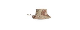 Wide Brim Camo Bucket Hat