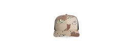 Mesh Contrast Camo Cap