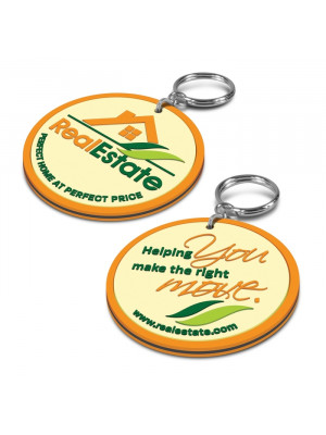 PVC Key Ring Small - Both Side Moulded