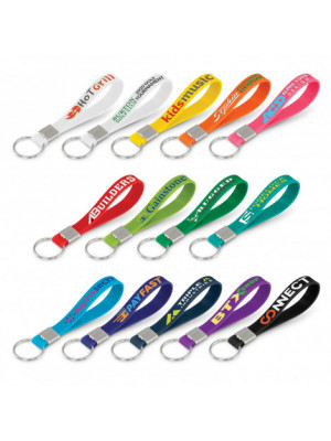 Silicone Key Ring - Debossed