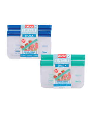 Decor Go Reusable Snack Bag 2PK