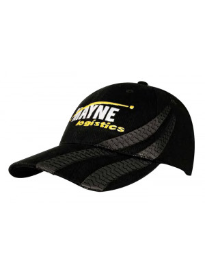 Brushed Heavy Cotton Cap with Tyre Tracks