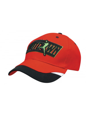 Brushed Heavy Cotton with Peak Inserts and Printed Trim
