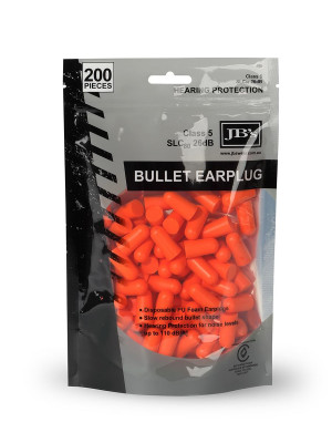 JB's Bullet Shaped Earplug (200 Pieces)