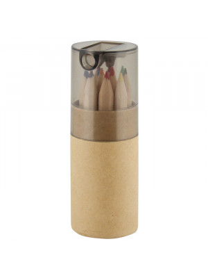 Spectrum 12 pce Colour Pencil Set - Black Lid