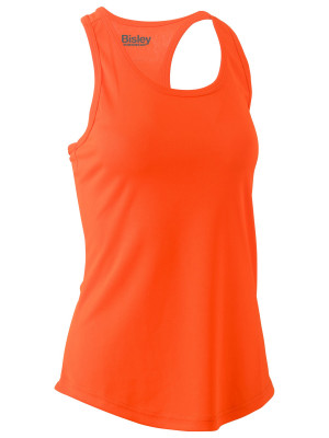 Women's Racer Back Singlet - Orange
