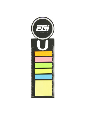 Ruler With Sticky Notes