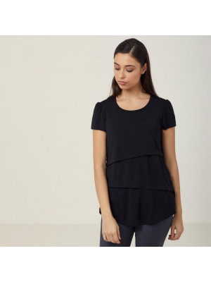 Short Sleeve Layered Top