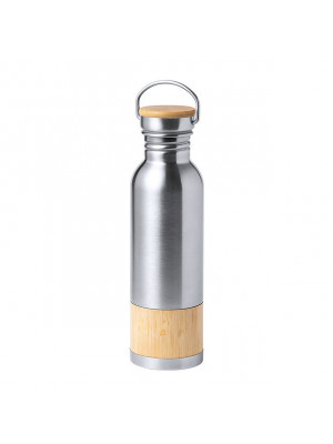 Retro SS and Bamboo Bottle - 800ml
