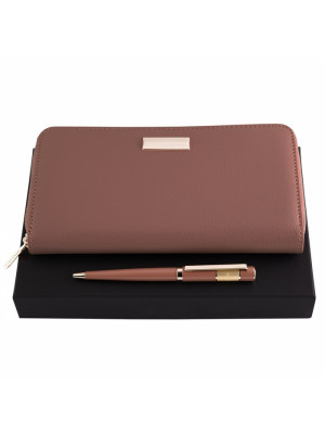 Set Hugo Boss (Classic ballpoint Pen & Long Zipped Folder)