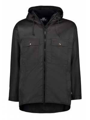 Hollyford Long Sleeve Hooded Oilskin Jacket