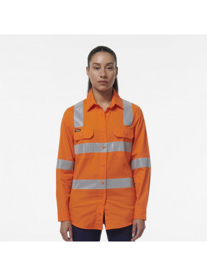Womens Workcool Vented NSW Rail Shirt