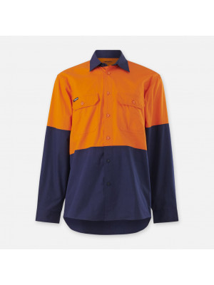 Workcool Vented Spliced Shirt Long Sleeve