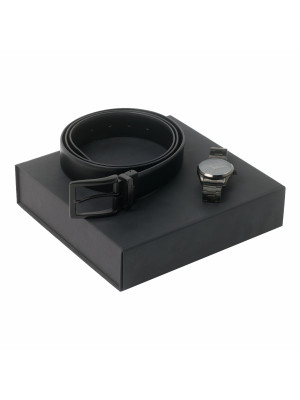 Set Textum Black (watch & Belt)