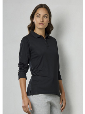 Womens Action Long Sleeve Polo