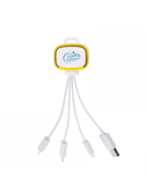 3 in 1 charging cable with light up