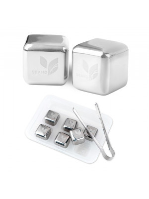 Stainless Steel Ice Cube Set (6pcs)