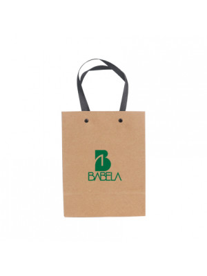 Small Vertical Paper Bag with Knitted Handle(170 x 220 x 100mm)