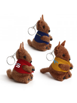 Kangaroo Clip on Stuffed Plush Toy