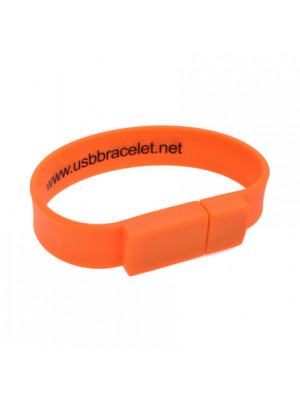 Rectangular Silicone Wristband Flash Drive
