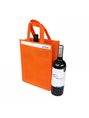 Non Woven 2 Bottle Bag With Rope Handle