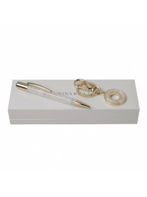 Set Adage Albã¢tre (ballpoint Pen & Key Ring)
